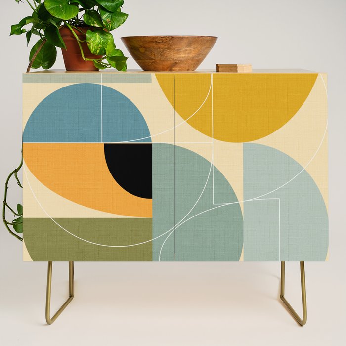 mid century modern winter 1 Credenza Gallery Image 1
