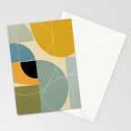mid century modern winter 1 Stationery Card Gallery Image 2