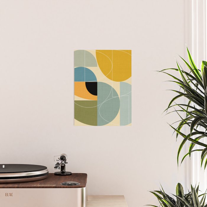 mid century modern winter 1 Poster Gallery Image 2