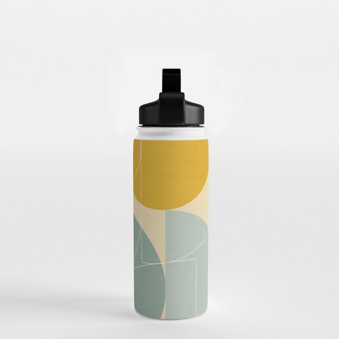 mid century modern winter 1 Water Bottle Gallery Image 2