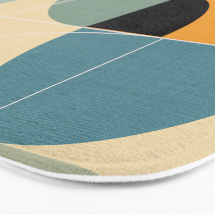 mid century modern winter 1 Bath Mat Gallery Image 3