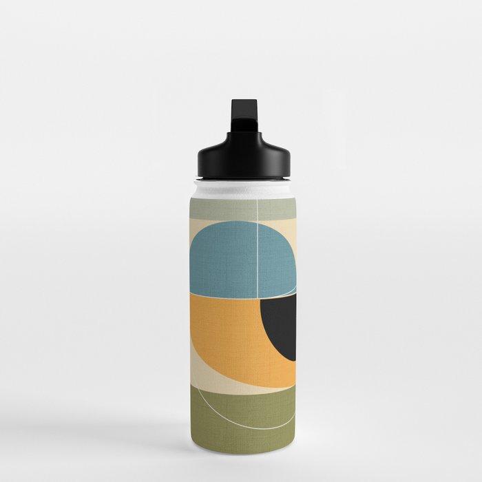 mid century modern winter 1 Water Bottle Gallery Image 3