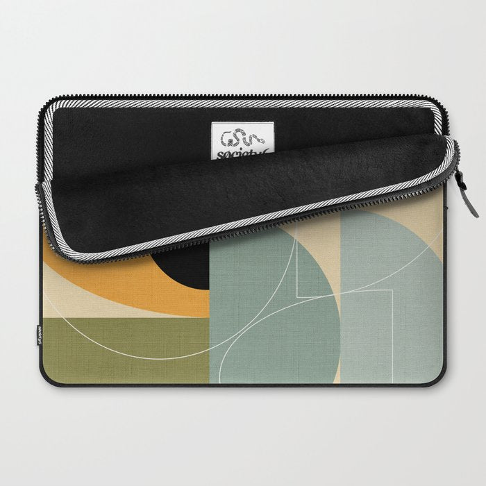 mid century modern winter 1 Laptop Sleeve Gallery Image 2