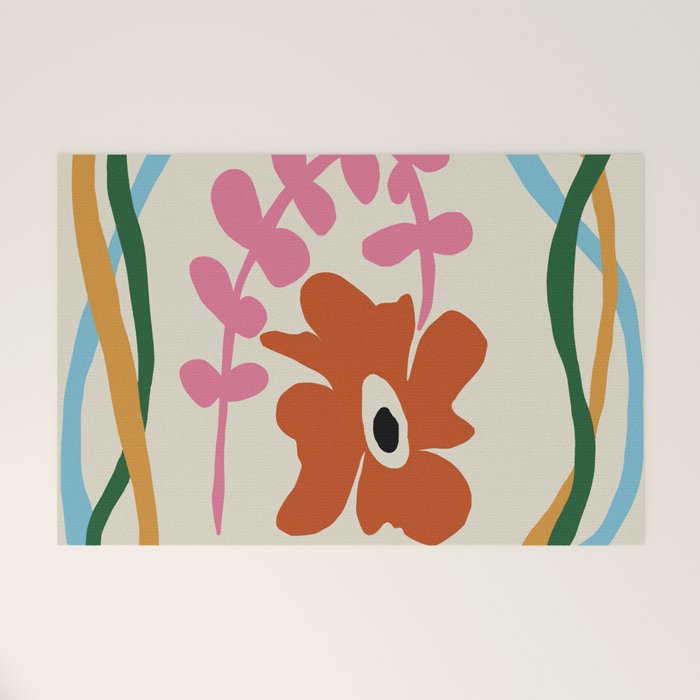 Abstract color flow  Welcome Mat Gallery Image 1