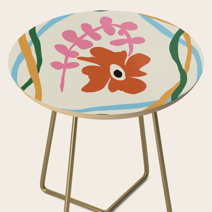 Abstract color flow  Side Table Gallery Image 2