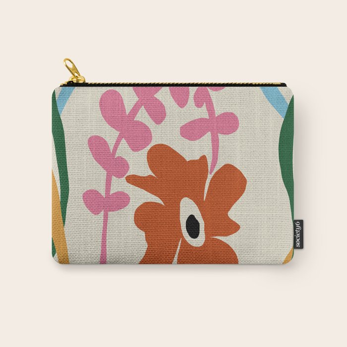 Abstract color flow  Carry All Pouch Gallery Image 1