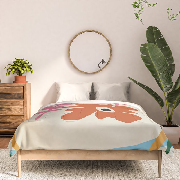 Abstract color flow  Comforter Gallery Image 3