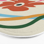 Abstract color flow  Bath Mat Gallery Image 3