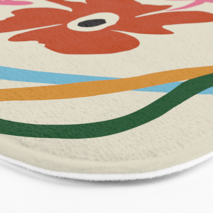 Abstract color flow  Bath Mat Gallery Image 3