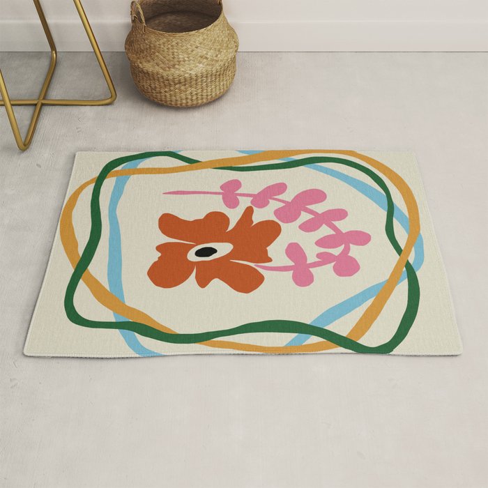 Abstract color flow  Rug Gallery Image 1