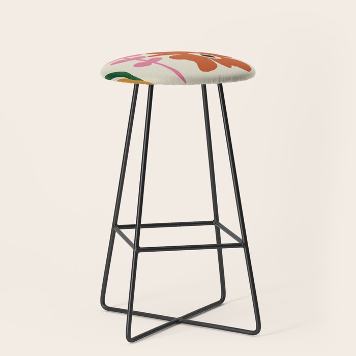 Abstract color flow  Stool Gallery Image 1