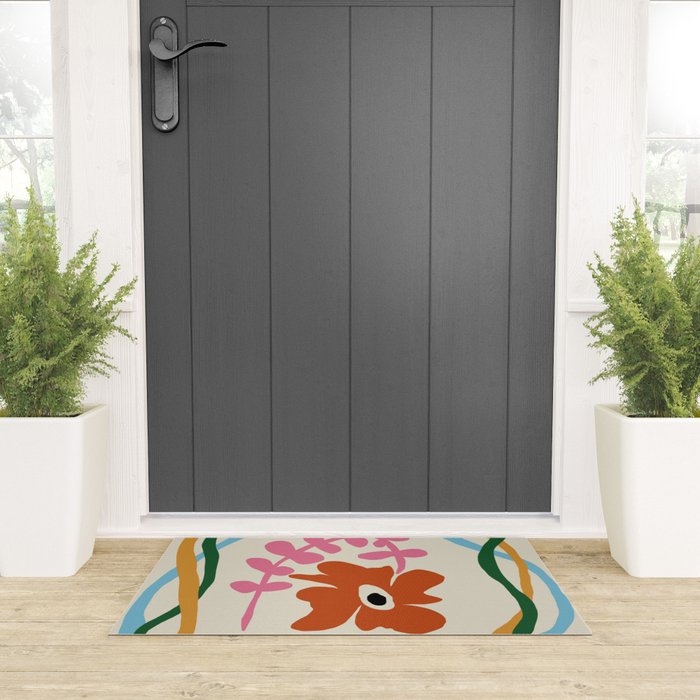 Abstract color flow  Welcome Mat Gallery Image 3