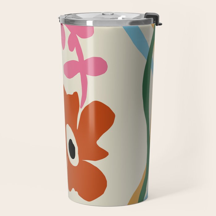 Abstract color flow  Travel Mug Gallery Image 2