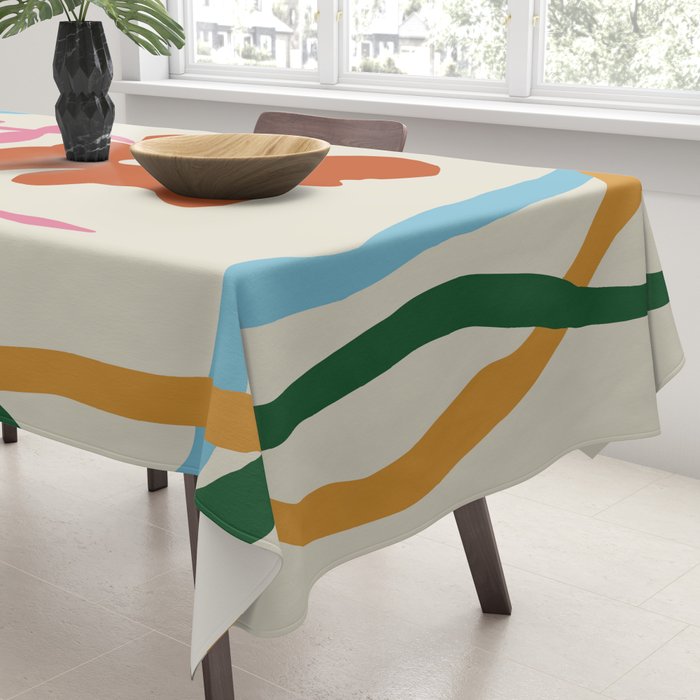 Abstract color flow  Tablecloth Gallery Image 3