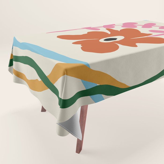 Abstract color flow  Tablecloth Gallery Image 1