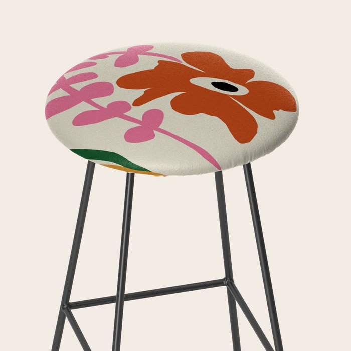 Abstract color flow  Stool Gallery Image 2