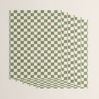 CHECKER - 001 - Olive Wrapping Paper Gallery Image 3
