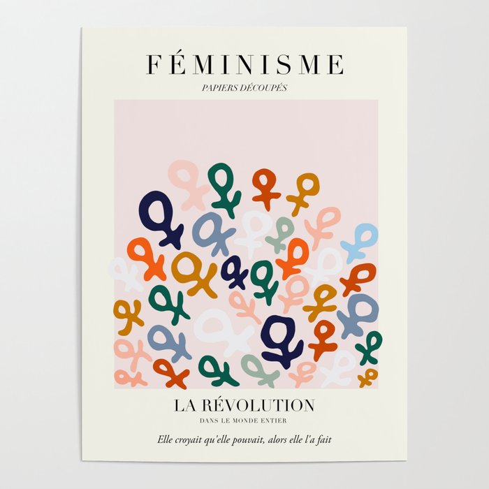 L'ART DU FÃMINISME â Feminist Art â Matisse Exhibition Poster Poster Gallery Image 4