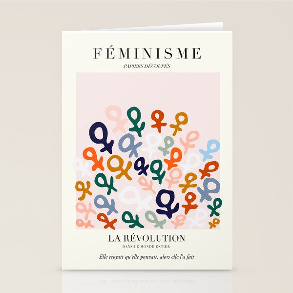 L'ART DU FÃMINISME â Feminist Art â Matisse Exhibition Poster Stationery Card Gallery Image 1