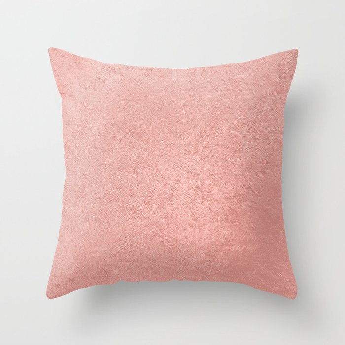 Abstract modern rose pink geometrical pattern Throw Pillow Gallery Image 1