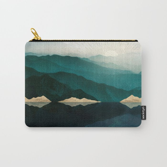 Waters Edge Reflection Carry All Pouch Gallery Image 1