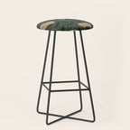 Pretty hand drawn floral pattern Stool Gallery Image 1