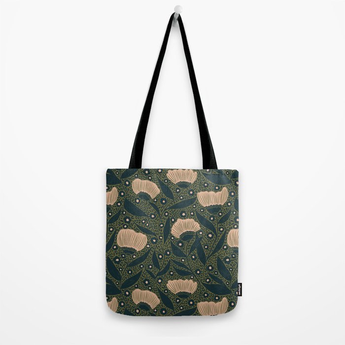 Pretty hand drawn floral pattern Tote Bag Gallery Image 2
