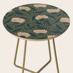 Pretty hand drawn floral pattern Side Table Gallery Image 2