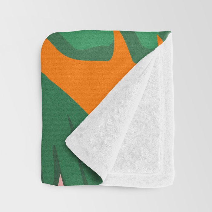 Things Are Looking Up / Tropical Greenery Throw Blanket Gallery Image 3