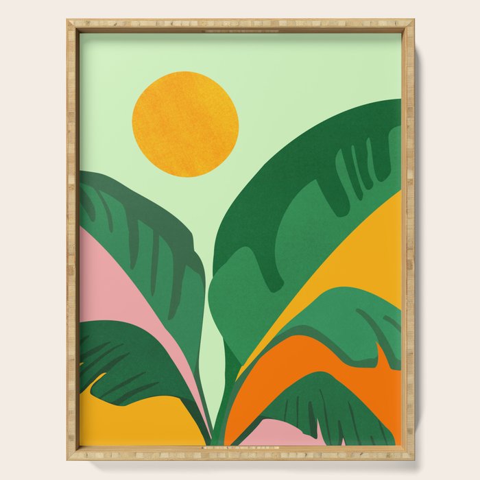 Things Are Looking Up / Tropical Greenery Serving Tray Gallery Image 1