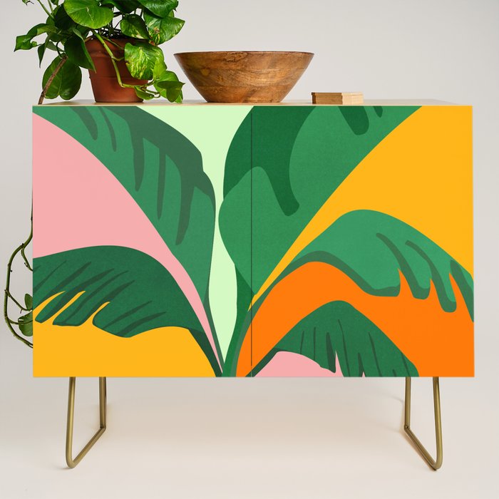 Things Are Looking Up / Tropical Greenery Credenza Gallery Image 1