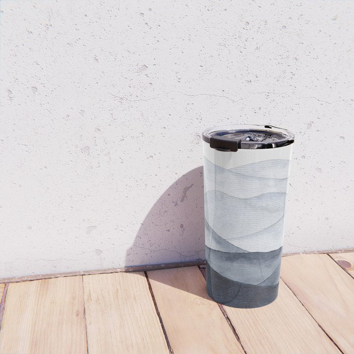 Watercolor Mountains Travel Mug Gallery Image 4