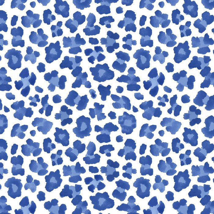 Blue Leopard Print Coffee Mug Gallery Image 2