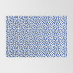 Blue Leopard Print Rug Gallery Image 2