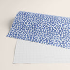 Blue Leopard Print Wrapping Paper Gallery Image 2