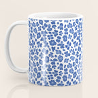 Blue Leopard Print Coffee Mug Gallery Image 3