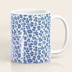 Blue Leopard Print Coffee Mug Gallery Image 1