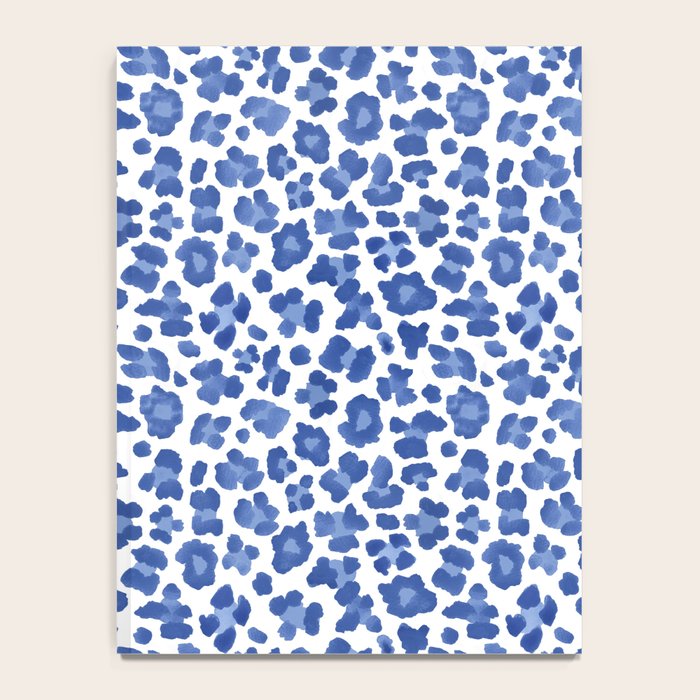 Blue Leopard Print Notebook Gallery Image 4