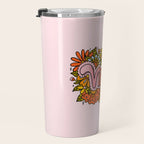 Virgo Flowers Travel Mug Gallery Image 3