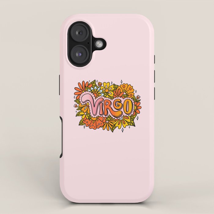 Virgo Flowers iPhone Case Gallery Image 1