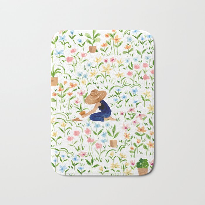 Spring Bloom Bath Mat Gallery Image 1