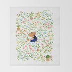 Spring Bloom Throw Blanket Gallery Image 2