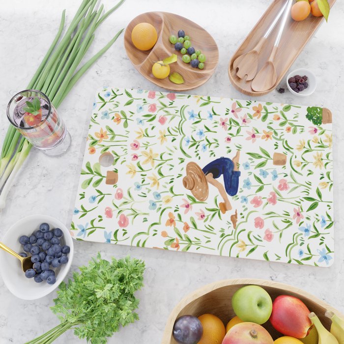 Spring Bloom Cutting Board Gallery Image 2