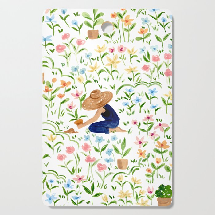 Spring Bloom Cutting Board Gallery Image 1