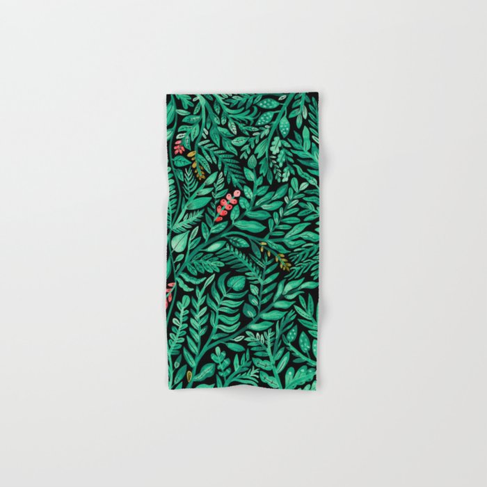 Dark Hedgerow Bath Towel Gallery Image 1