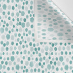 Mint Watercolor Dots - Aqua, Teal, Mint, Blue Wall Tapestry Gallery Image 3