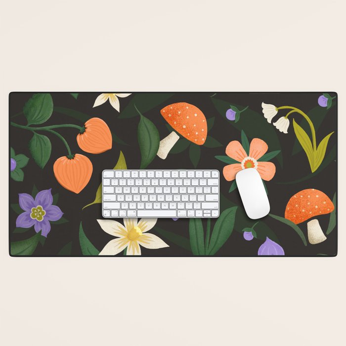 Woodland Wildflowers Desk Mat Gallery Image 1