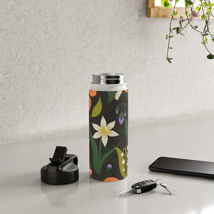 Woodland Wildflowers Water Bottle Gallery Image 4