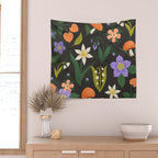 Woodland Wildflowers Wall Tapestry Gallery Image 2