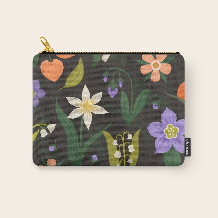 Woodland Wildflowers Carry All Pouch Gallery Image 1